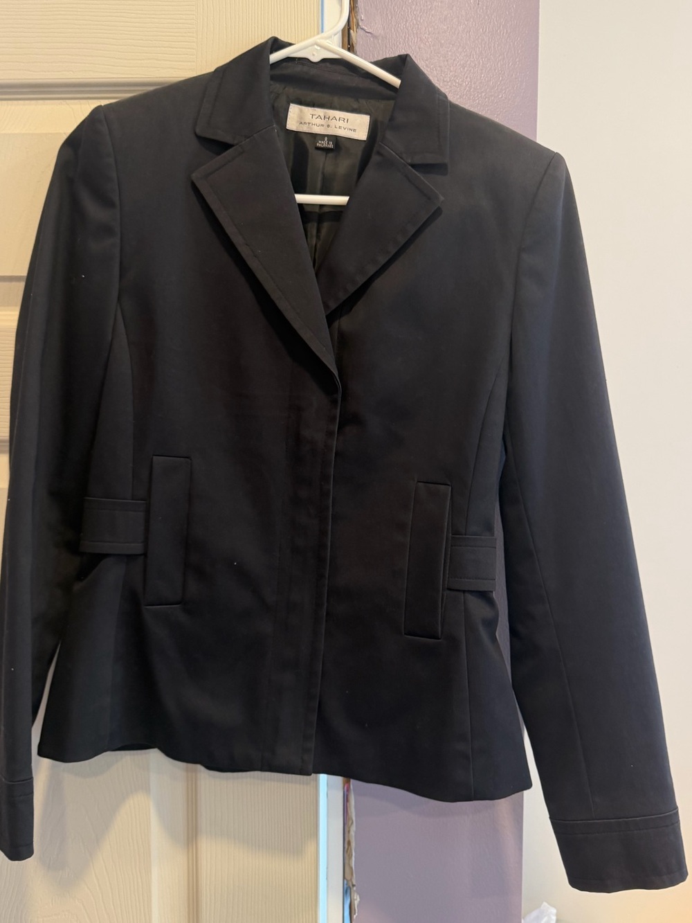 Tahari Black Women's Notch-Lapel Tailored Blazer